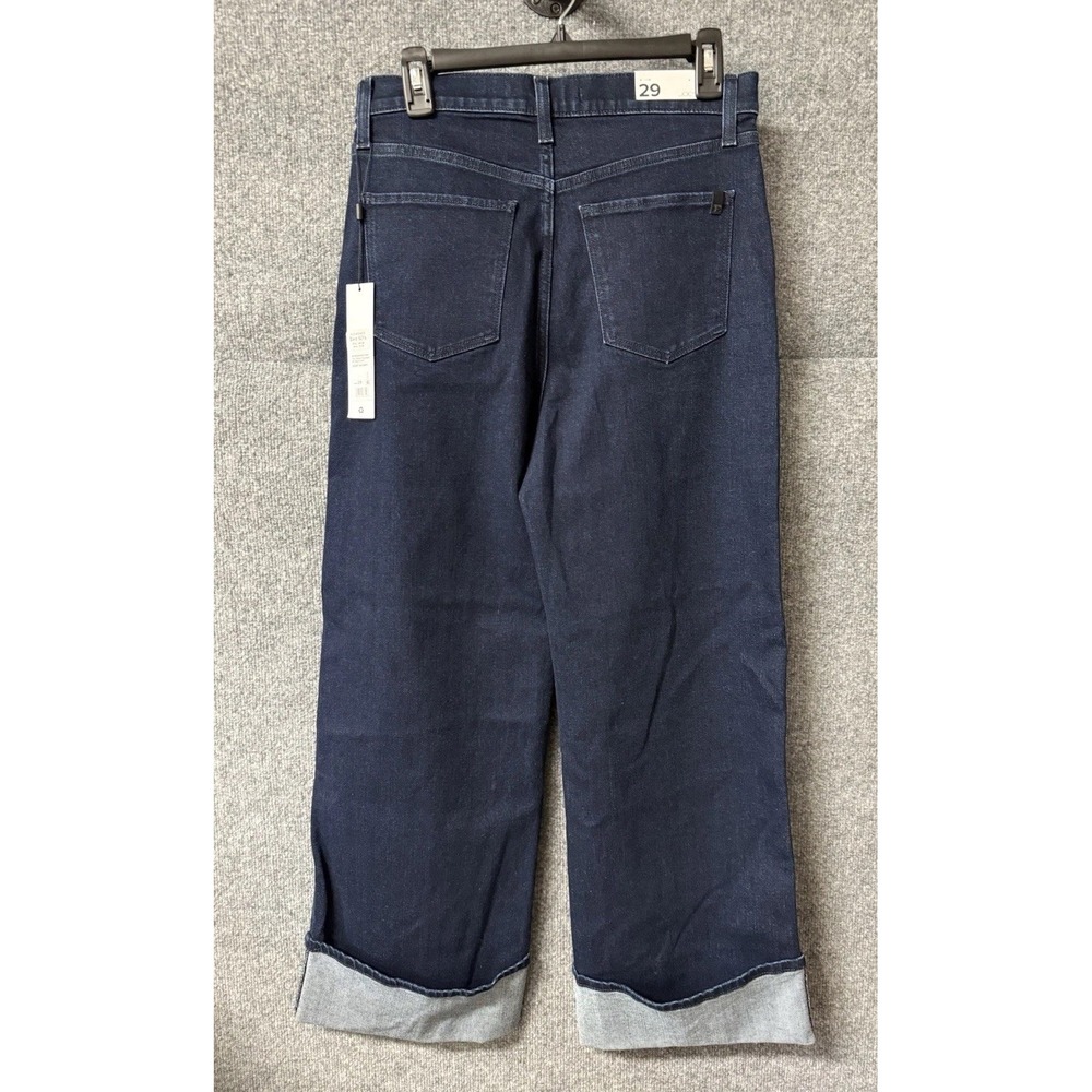 Joes Jeans Womens 29 Magical Wide Leg Cuffed Cropped Denim High Retro Y2K R16 - Picture 4 of 5